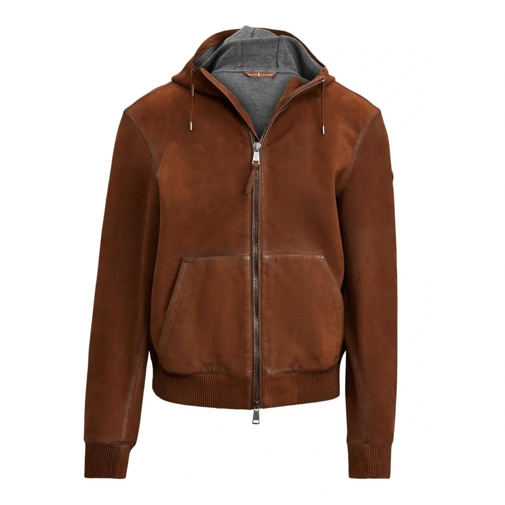 Ralph Lauren Nubuck Leather jacket - Picture 1 of 4